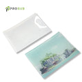 Prosub Wholesale Sublimation Tempered Glass Photo Plate Rectangle Round Steak Fruit Trays Blank Sublimation Plates