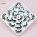 Abestyou Custom Logo Faux Mink Synthetic Fiber Full Strip 3D Handmade High Quality OEM/ODM Eyelash Case 13-20mm Free Samples
