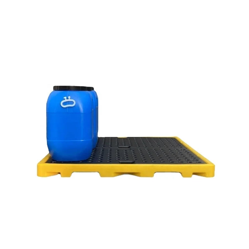 4 Drum Secondary Containment Pallet Spill Platform for Industrial Spill