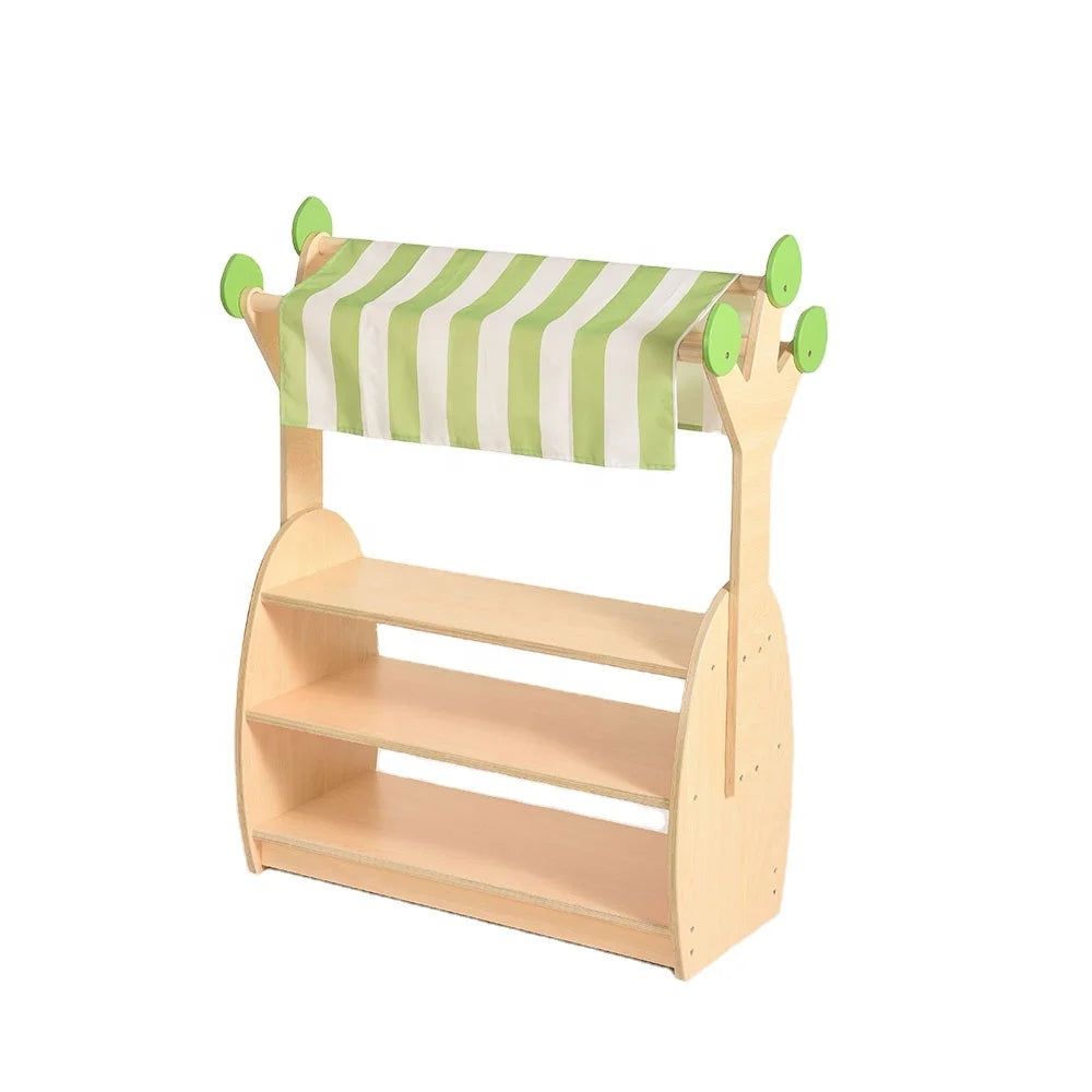Modern Kids Montessori Wooden Furniture Role Play Display Storage Cabinet & Shelf Montessori Furniture
