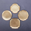 Copper Coaster Retro Tea Cup Heat Proof Mat Cup Saucer Cup and Saucer Japanese Style Kung Fu Tea Set Tea Ceremony Utensils