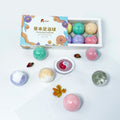 OEM Customized Bath Salt Private Label Rainbow Bath Bomb Mini Foot Bath Bombs Balls