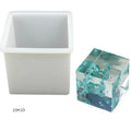 HY 10cm/4" Super Large Cube Square Silicone Mold Resin Casting Molding Square Resin Mold