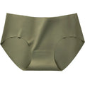 Low Waist Wave Laser Cut Nylon Underwear Traceless Seamless Ice Silk  Suji Bikini Panty