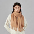 Custom Pure Wool Scarf Scarves and Shawls Custom Long Wool Scarf