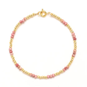 ZMZY New Gentle Miyuki Seed Beads Natural Stone Dainty Adjustable Bracelet Women Vintage Jewelry Gift