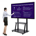 Office Movable Mobile School 65 85 110 Inch Interactive Smart Whiteboard Tv Studio