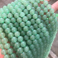 Green Aventurine Beads Natural Crystal Beads Stone Gemstone Round Loose Energy Healing Beads for Jewelry Making