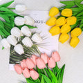 Wholesale Mini  Pu Artificial Tulip Flower for Living Room  Decoration