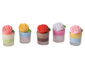 Wholesale 3D Cute Kids Dessert Cake Miniature Dolls House Toy Mix Small Artificial Rose Ice Cream Cup Cones Resin Charm Cabochon