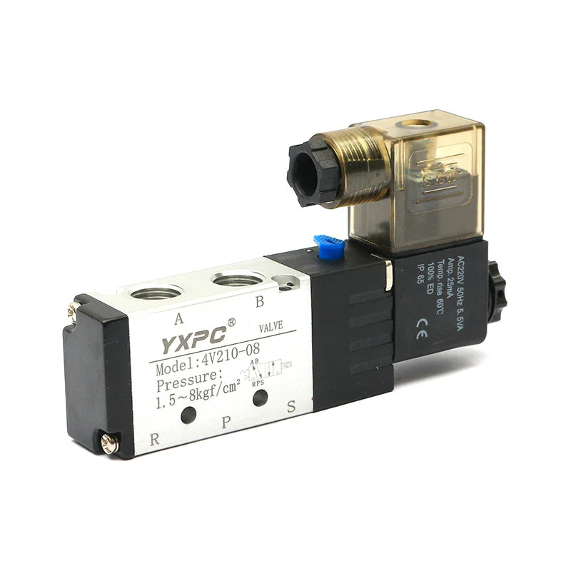 China YXPC Yuxin Wholesale Cheap Price High Performance 5/2 Single Pneumatic Solenoid Valve 4m210-08 Pneumatic Valve 5/2