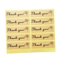 100pcs Per Pack Flower Thank You Sealing Sticker for Handmade Products Package Label