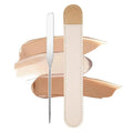 Custom Logo Stainless Steel Makeup Foundation Spatula Mixing Stick Eye Shadow Cream Pigments Cosmetic Makeup Tool