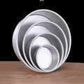 4-12 Inch Round Chiffon Cake Mould with Anode Solid Base and Non-stick Solid Base