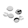 15mm 17.5mm 20mm Galvanized Cooper Button Cup Tortoise Buckle Personalized Snap-on Cufflink