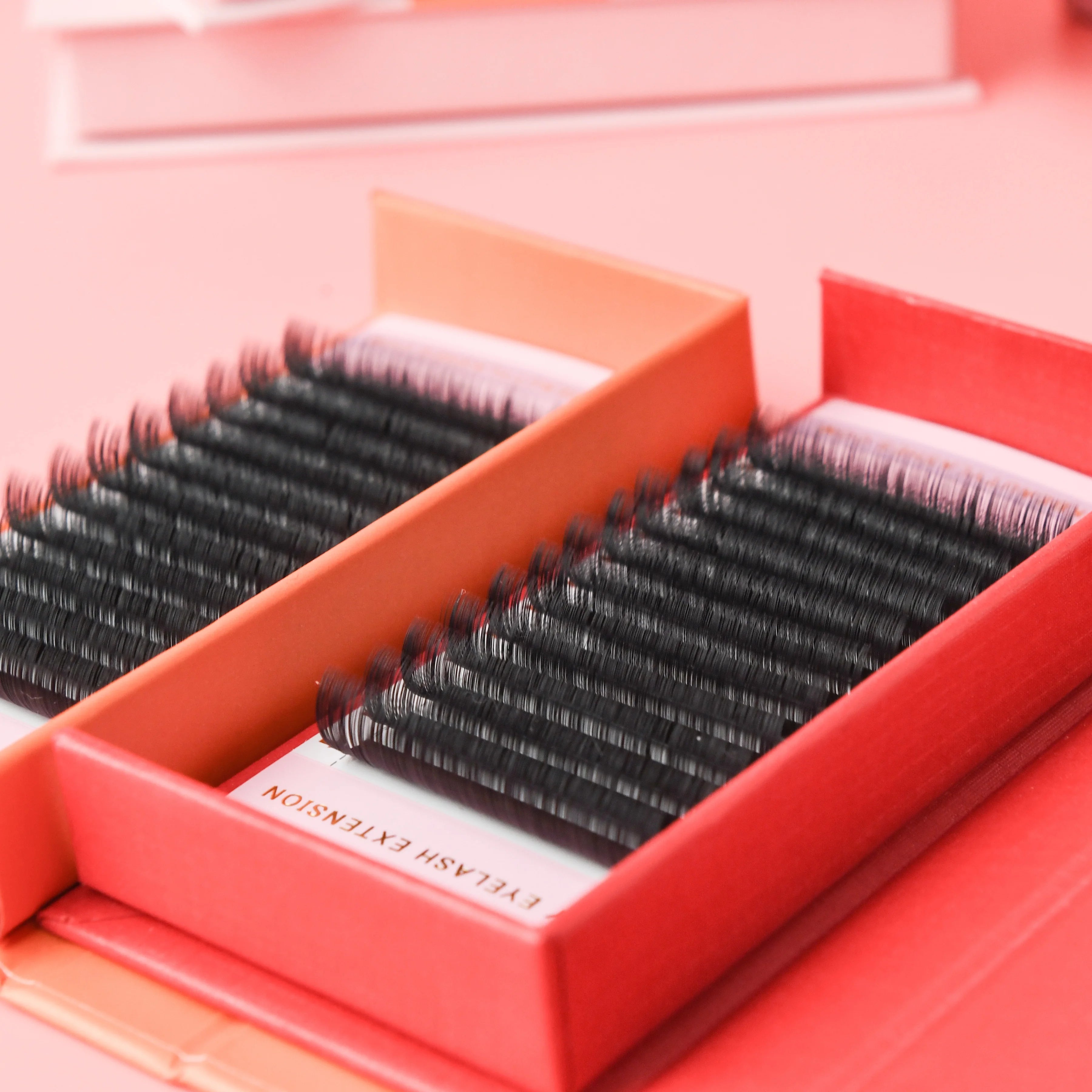 Fast Shipping 0.03 0.05 0.07 C D CC DD  Curl Premium Volumelashes Easy Fan Eyelashes Extension 8-20mm One Sec Easy Fan Lash