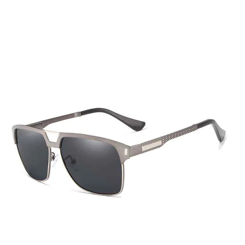 For KINGSEVEN Designer Fashion Square Polarized Sun Glasses for Men UV Eyewear for Driving Travel Men's Plastic Shades 7206