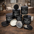 Black Screw Metal Cans 20ml 30ml 40ml 50ml 60ml 80ml 100ml 120ml Lip Balm Aluminum Tin Jar for Cosmetic