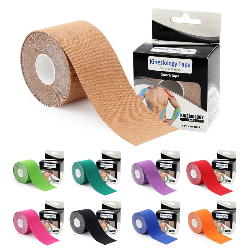 Original Elastic Therapeutic Athletic Muscle Tape Waterproof Kinesiology Tape for Injury Recovery