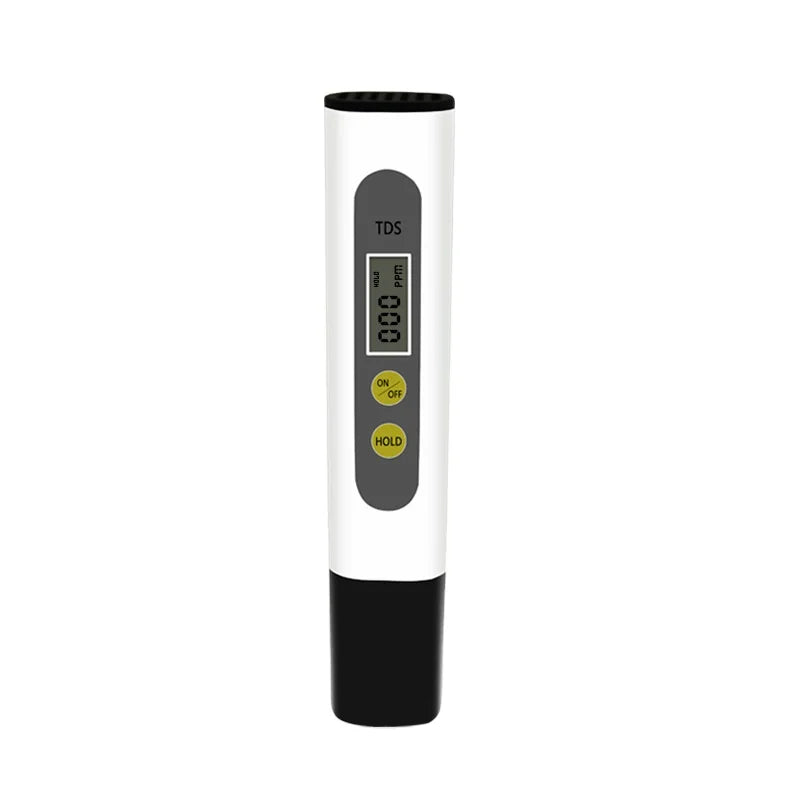 TDS Meter Water Quality Tester Plastic Rectangle Automatic Calibration 0-990ppm Purity Water Tester Swimming Pools Drinking