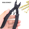 IRONDONKEY Mountain Bike Chain  Buckle Pliers Quick Release Buckle Magic Buckle Disassembly  Installation Wrench Tools