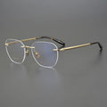 Shenzhen Manufacturer's Ultra-Light Men's Pure Titanium Frameless Glasses Great Wall Leg Eyeglasses Frames