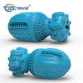 Tize Rubber Dog Chew 100% Safe Leaked Food Natural Rubber Interactive Treat Dispenser Durable Dog Chew Toy