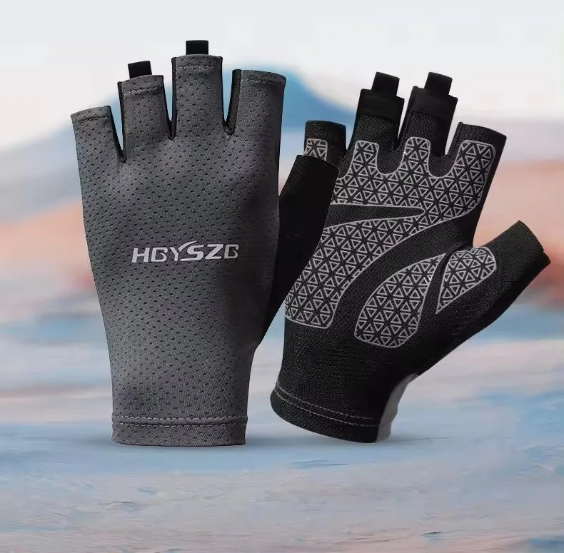 Breathable Anti-slip Lightweight Custom Half Finger Exercise Fitness Women Men Gym Gloves