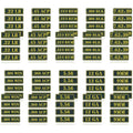 Vinyl Skin Decal Molon Ammo Can Sticker Labels 32 Pcs/Set Variety .