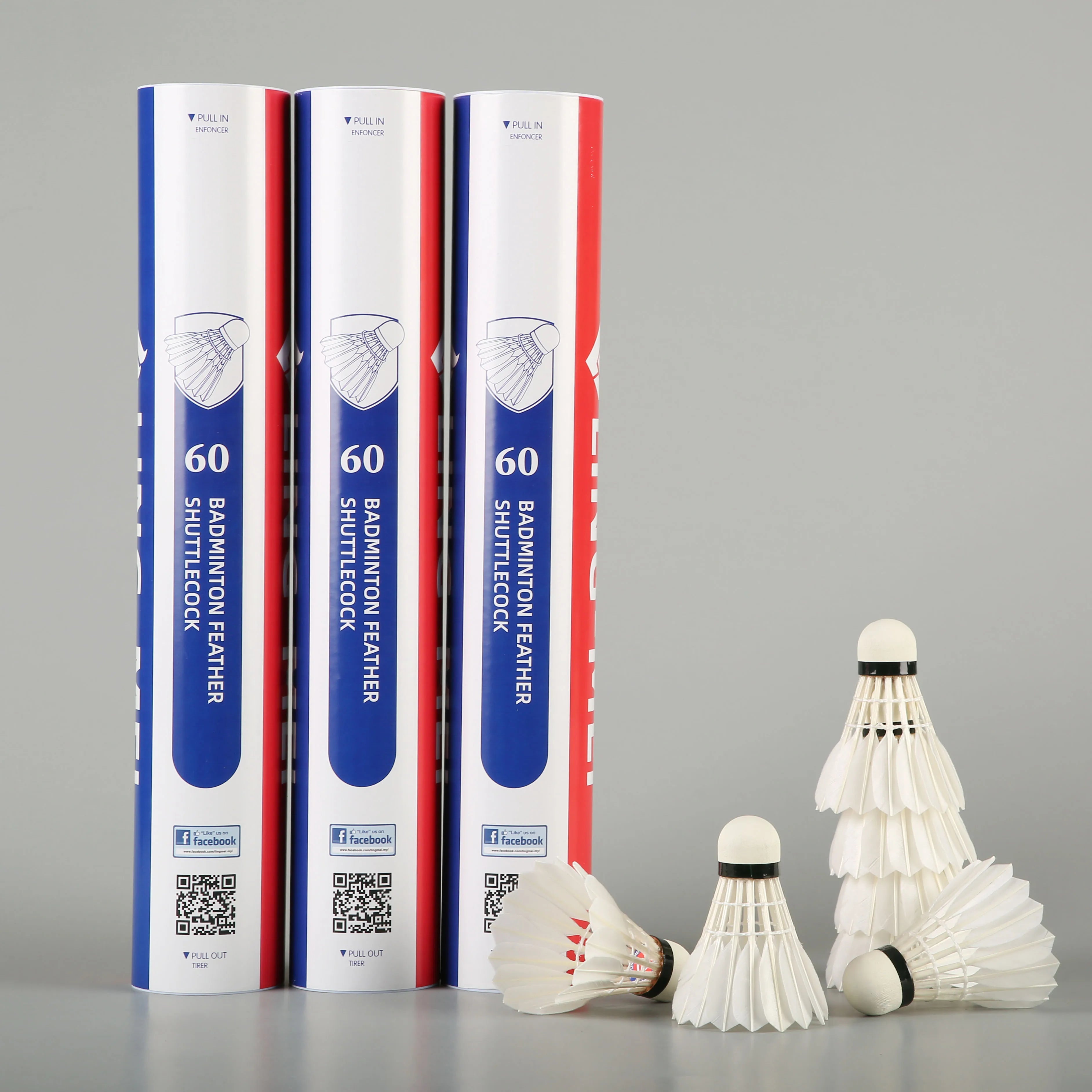 Cheap Price Badminton Shuttlecock Lingmei 60 Shuttlecock
