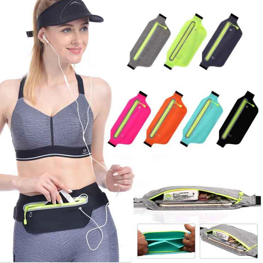 Best Welcome Fashion Mobile Phone Multi-function Girls Outdoor Running Belt Fanny Pack Sport Waist Bag