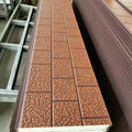 PU  Polyurethane Thermal Insulation Wall Sandwich Panels Rock Wool for Hospital