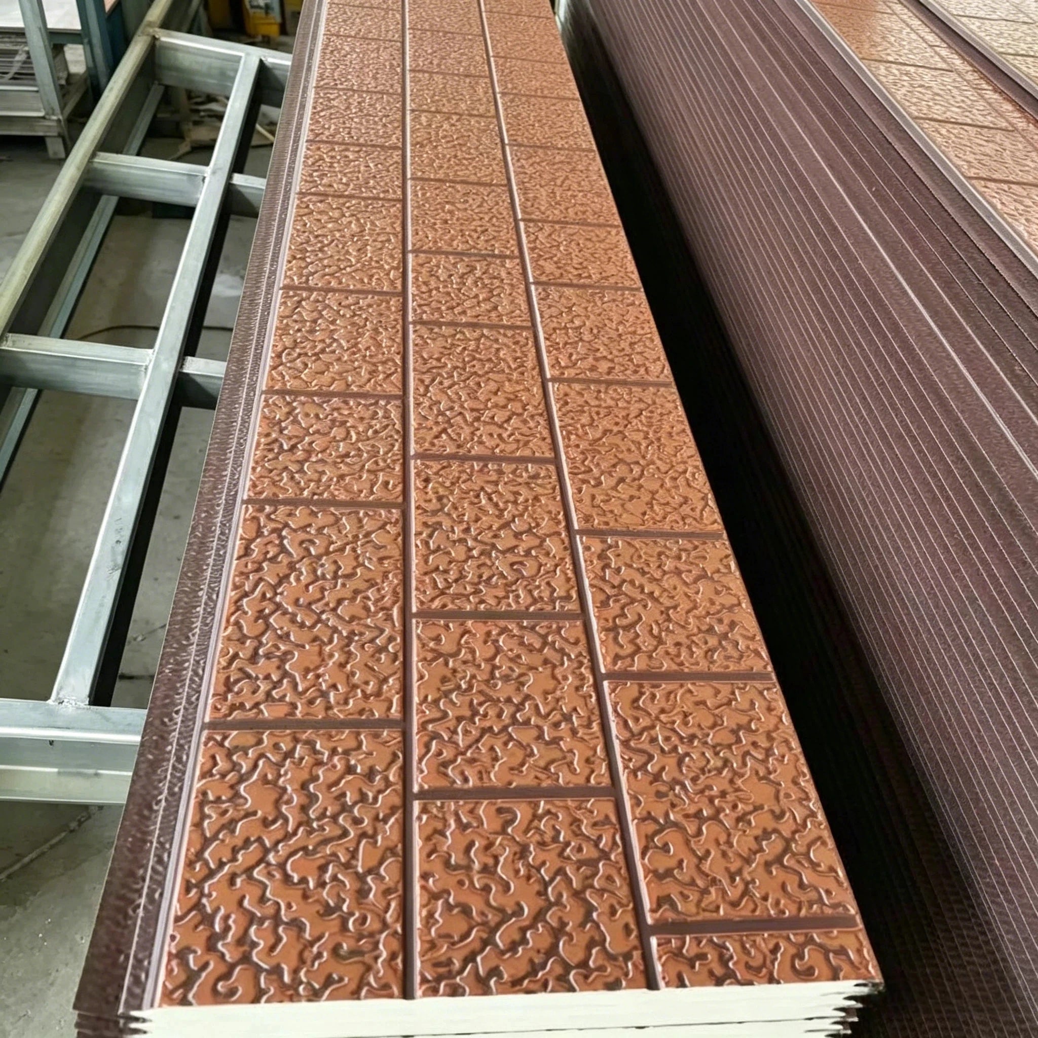 PU  Polyurethane Thermal Insulation Wall Sandwich Panels Rock Wool for Hospital