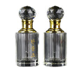 New Design 3ml Crystal Glass Attar Perfume Bottle Empty Crystal Portable Perfume Bottles for Girls Valentines Gifts