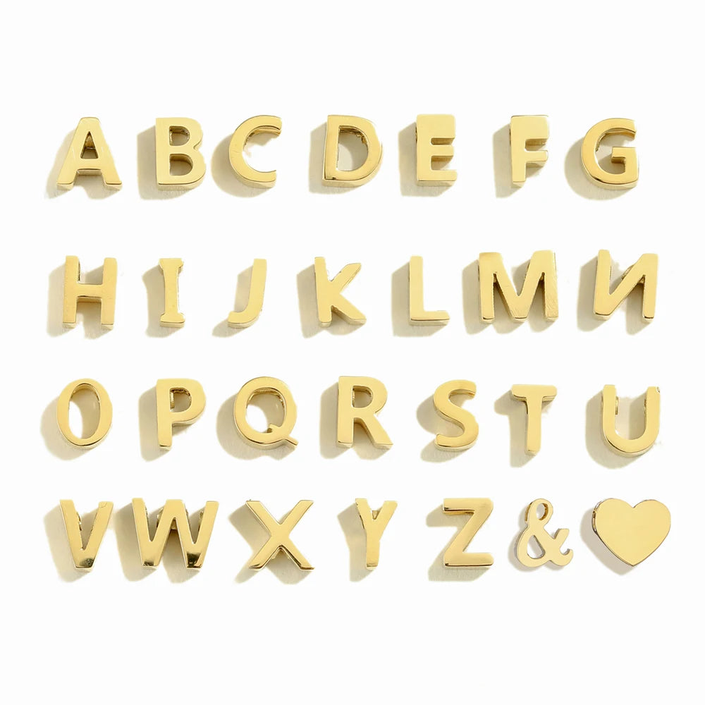 EManco Minimalist Charm Jewelry Classic Initial Letter Pendant DIY Accessories
