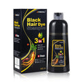 Wholesale Magic Instant Fast Herbal Permanent OEM Black Hair Color Shampoo