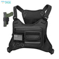 SeeMore Selection Running Hiking Outdoor Sports EDC Travel Chest Bag Chest Pack Men Chest Vest Holster
