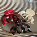 European and American Style Acetic Pumpkin Hair Accessories for Women High Ponytail Bun Head Fixed Hair Claw Clip