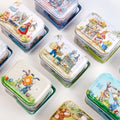 Easter Metal Cookie Box Tin Candy Box With Lids for Food Cookies Snacks Easter Bunny Metal Gift Boxes