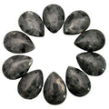 DIY Low Price Waterdrop Shape Natural Jade Stone 25*18mm Gemstone Labradorite Cabochon Crafts