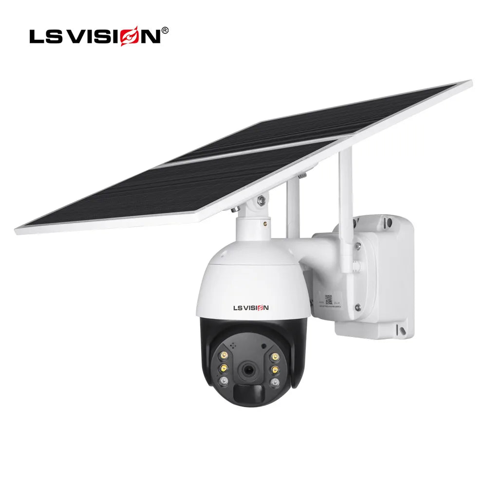 2022 NEW Arrivals LS VISION LS-4GS40 20W Solar 4G Outdoor Security Camera 1080P Motion Detection Two-way Voice Intercom Cloud