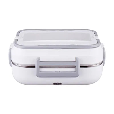 Food Warmer Lunch Box Stainless Steel Plastic 2 in 1 Food Heater Electric Lunch Box for Car Truck Office Home