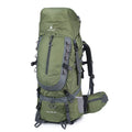 Hiking Backpack Large Capacity 55L Waterproof Multifunction for Outdoor Backpacking Fishing Camping and Travel