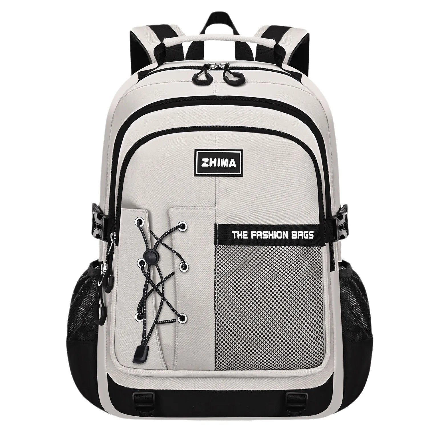 2025 New Cross-border Trend Leisure Schoolbag Students Lighten the Load protection ridge Light Waterproof Backpack