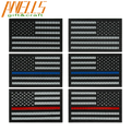 Custom Logo IR Infrared Reflective Patch Badge 3D Star Shaped Tactical Armband Nylon Fabric Laser Cut Standard Reverse Design