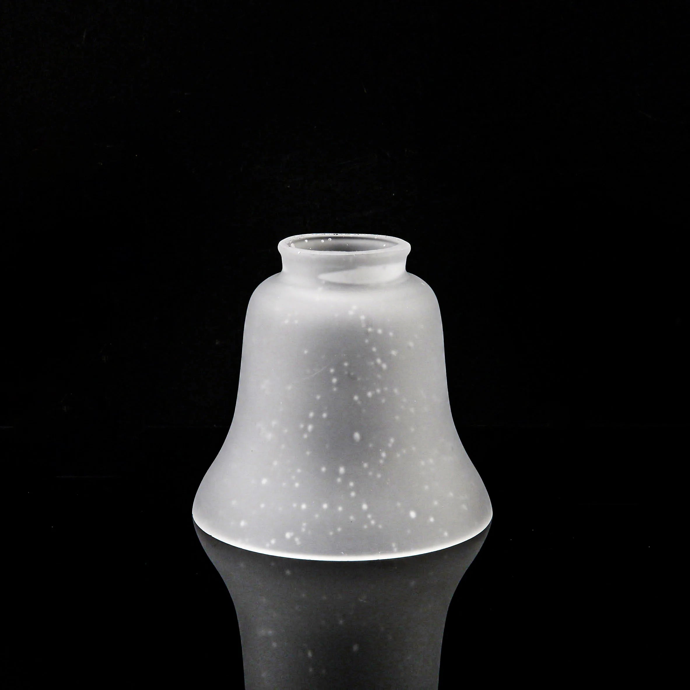 Bell Shaped Frosted Soda-lime Glass Hand Blown Pendant Traditional Wall Lamp Shade Replacement Ceiling Fan Chinese European