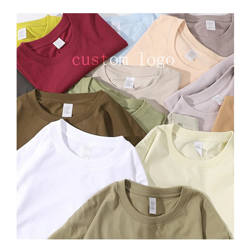 Hot Sale Men's T-shirt Crew Neck Oversize Mens Short Sleeve Cotton Tshirt Classic Oversize T Shirt