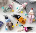 Creative Korean Style Novelty Sweet Hair Claw Clip Colorful 12cm Resin Big Eye Plush Design Novelty Hair Accessories