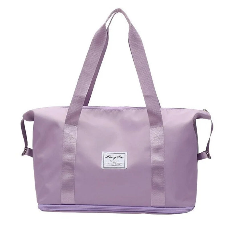 Large Capacity Durable Oxford Cloth Waterproof Fitness Travel Duffle Bag Portable Fashionable Zipper Closure for Gym Use Unisex