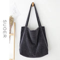 Chuanghua Corduroy Tote Bag Custom With Zipper Pocket Inside Corduroy Shoulder Bag Tote Bag With Zipper